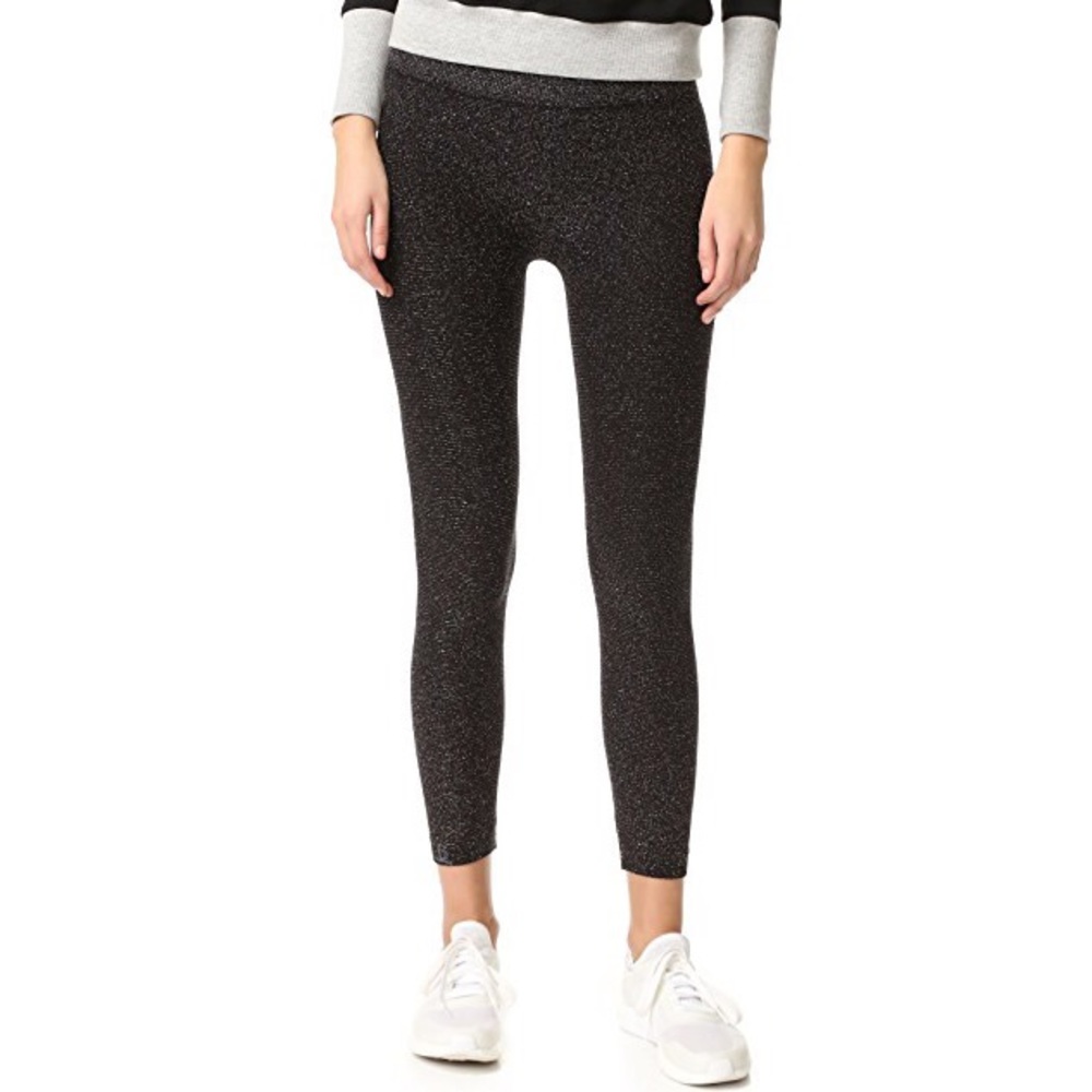 Phat Buddha Black glitter leggings O/S